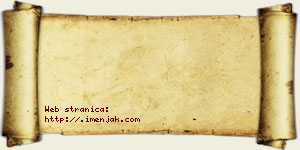 Tina Dimčić vizit kartica